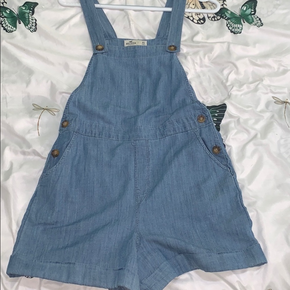 A jean romper!